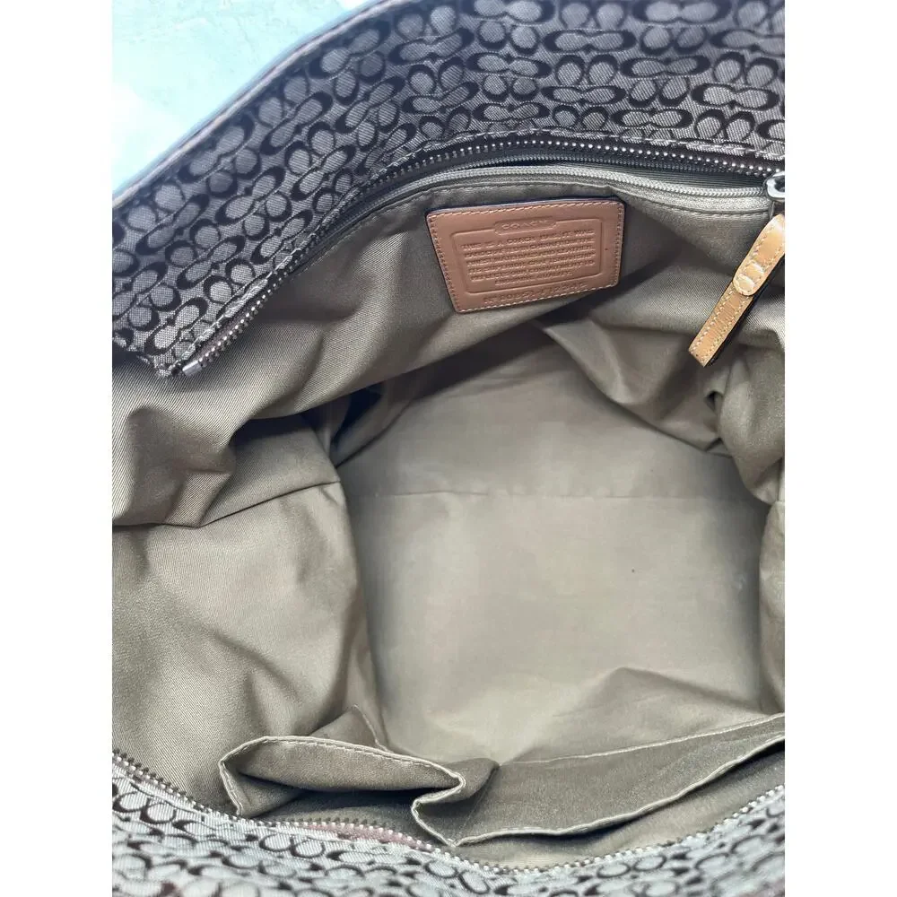 COACH Y2K Signature Tote, Turnlock Pockets